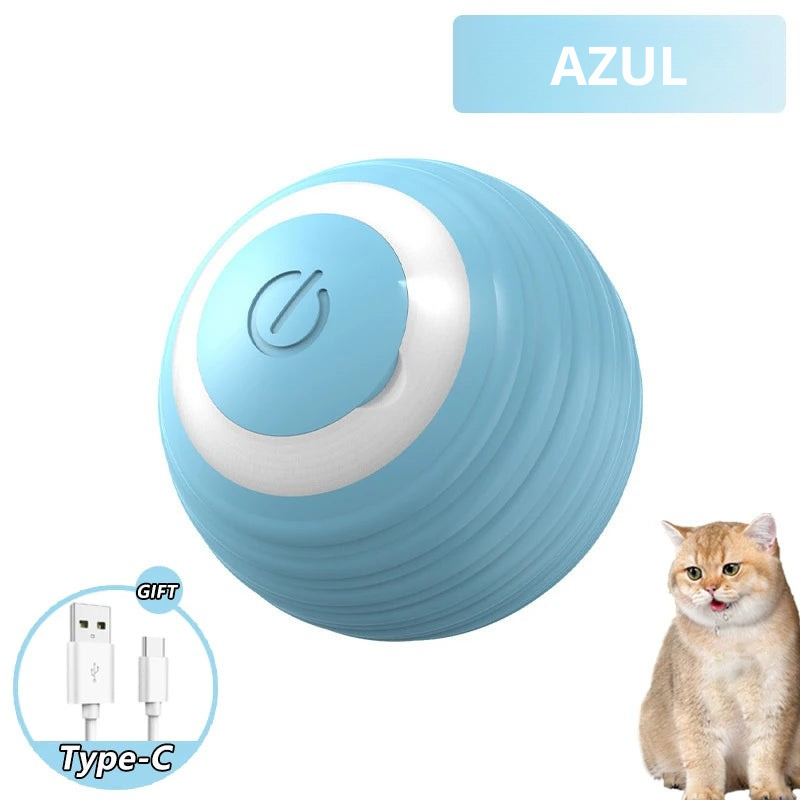 Pelota Interactiva Para Gatos, Juguetes Inteligentes Para Gatos, Pelota Mágica Rodante Automática Para Interiores, Juguete Interactivo Electrónico Para Gatos, Accesorios De Juego Para Gatos