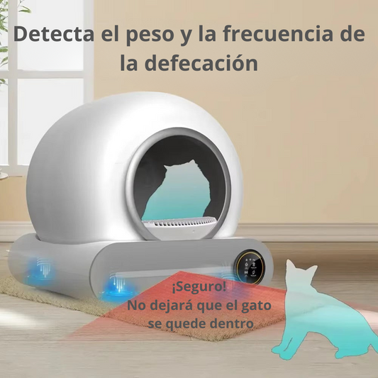 Tonepie-Caja De Arena Inteligente Automática Para Gatos, 65L, Autolimpiante, Totalmente Cerrada, Bandeja De Arena Para Inodoro Para Mascotas, Versiones En Inglés