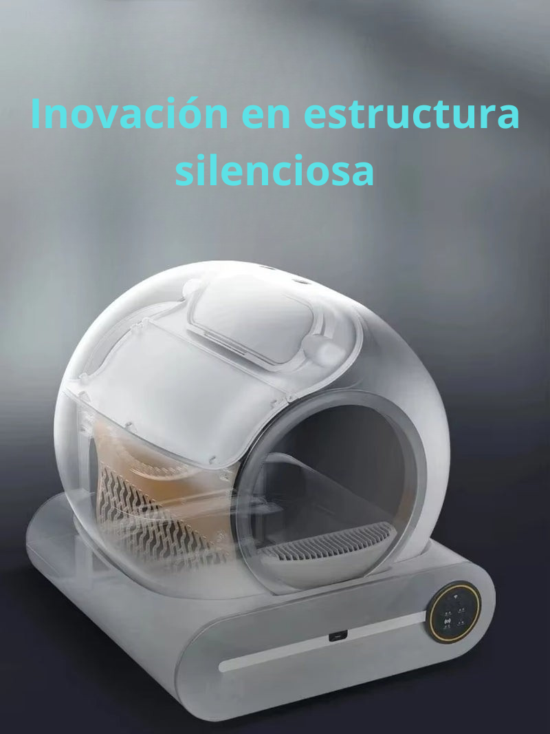 Tonepie-Caja De Arena Inteligente Automática Para Gatos, 65L, Autolimpiante, Totalmente Cerrada, Bandeja De Arena Para Inodoro Para Mascotas, Versiones En Inglés
