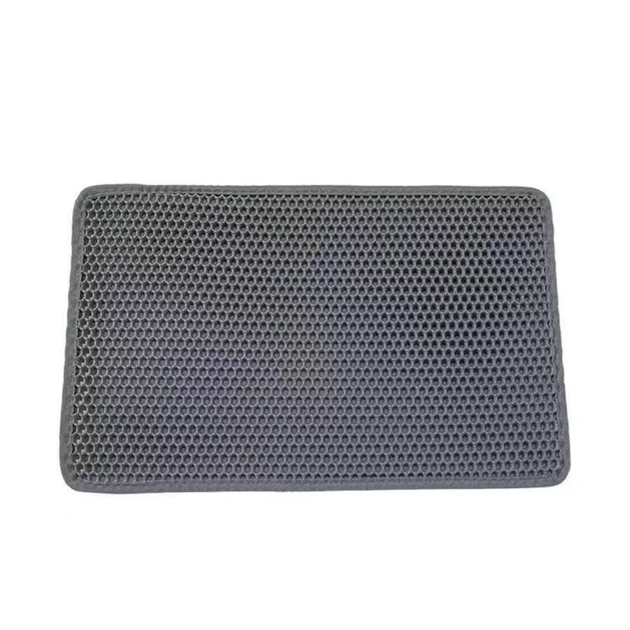 Estera De Arena Para Gatos, Impermeable, a Prueba De Orina, Estera De Arena Para Gatitos, Panal, Doble Capa, Estera Antideslizante, Suave, EVA, Estera De Arena Para Gatos